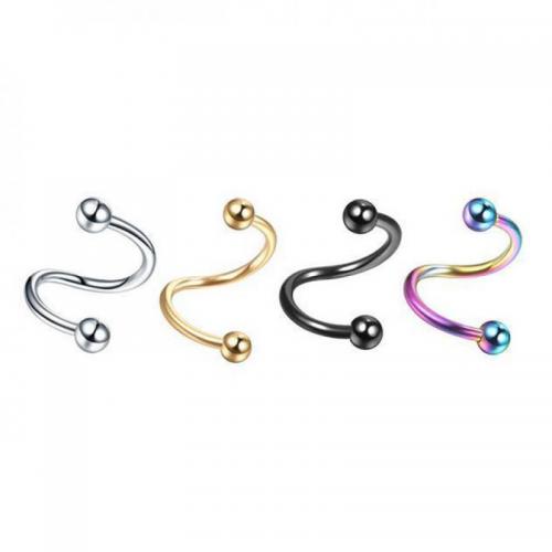 Stainless Steel Nose Piercing Jewelry, 304 Stainless Steel, plated, fashion jewelry & Unisex 