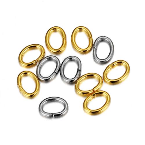 Salto anillo abierto de acero inoxidable, acero inoxidable 304, Bricolaje, más colores para la opción, 100PCs/Bolsa, Vendido por Bolsa