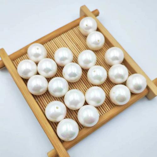 Imitation Perlen aus Kunststoff, Kunststoff Perlen, rund, poliert, verschiedene Verpackungs Art für Wahl & DIY & verschiedene Größen vorhanden, weiß, verkauft von Tasche