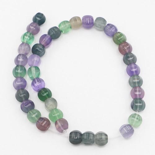Perles de fluorite, Fluorine, DIY, couleurs mélangées Environ 1.5mm, Environ Vendu par brin