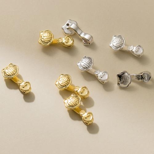 accessoire de bijoux en argent pur, argent sterling 925, Placage, DIY, plus de couleurs à choisir Environ 2.2mm, Vendu par PC