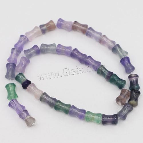 Fluorite Beads, Natural Fluorite, Bamboo, DIY, mixed colors Approx 
