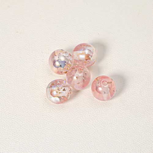 ABS Plastic Beads, Round, plated, DIY 8mm, Approx 