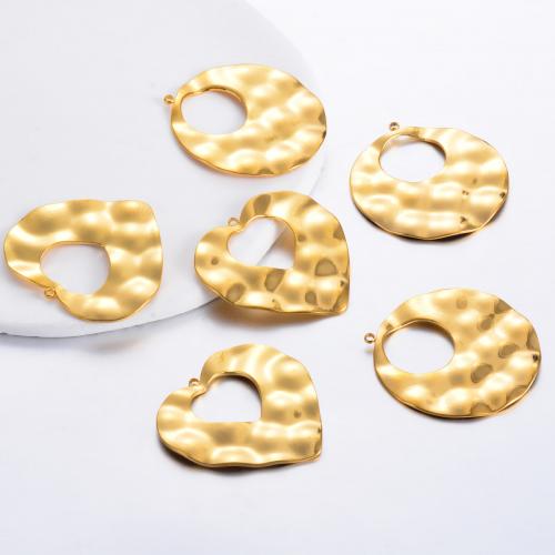 Stainless Steel Pendants, 304 Stainless Steel, gold color plated, DIY 