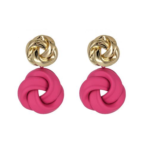 Iron Stud Earring, painted, fashion jewelry & for woman 