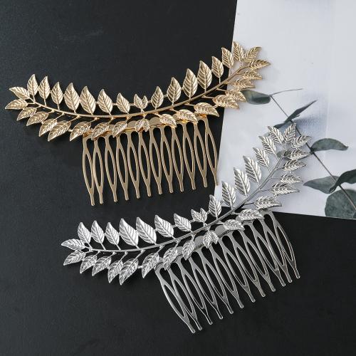 Decorative Hair Combs, Zinc Alloy, fashion jewelry & for woman 