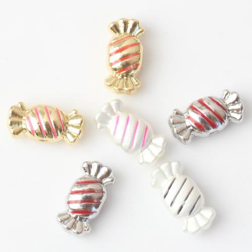 Enamel Zinc Alloy Beads, Candy, plated, DIY [