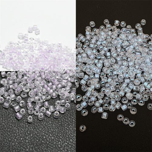Perles en verre rocaille mélangées, Seedbead, DIY & lumineux, plus de couleurs à choisir, 3mm, Vendu par sac