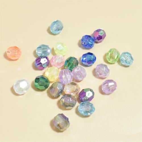 Acrylic Jewelry Beads, DIY & faceted, mixed colors 