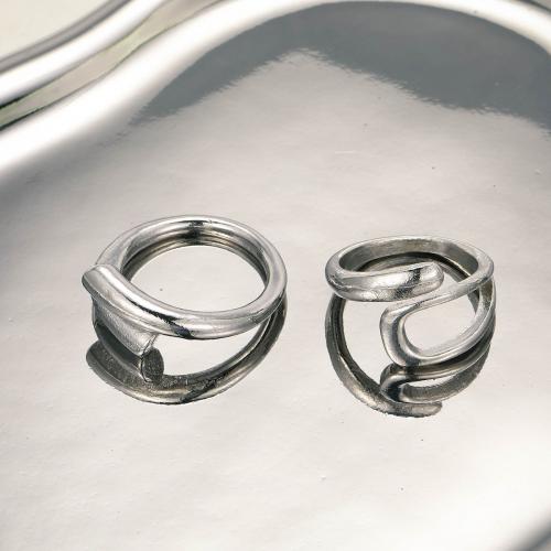Zinc Alloy Ring Set, 2 pieces & fashion jewelry & for woman 