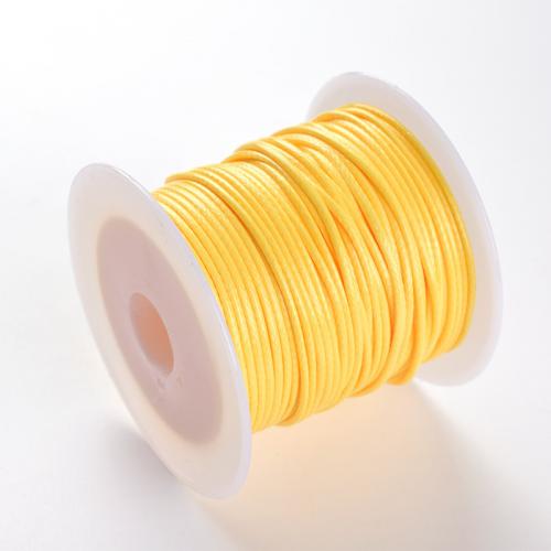Waxed Linen Cord, Wax Cord, with plastic spool, Shell, DIY 1mm, Approx [