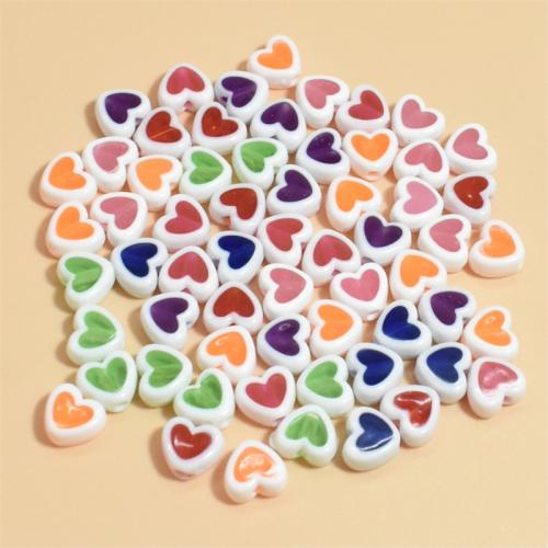 Harz Perlen Schmuck, Herz, DIY, keine, 8mm, verkauft von Tasche