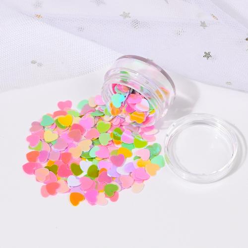 Sequins Nail Decorative Chips, with Plastic Box, DIY 