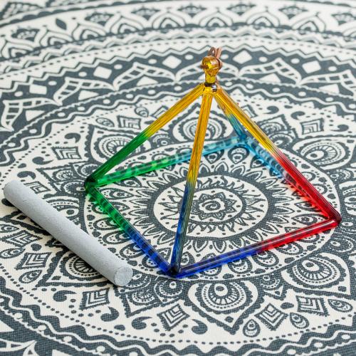 Quartz Triangle multi-colored [