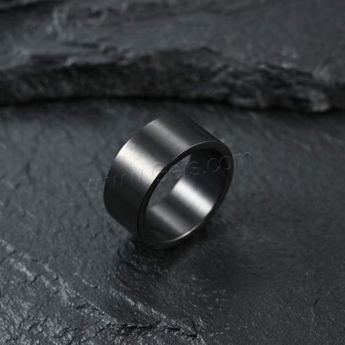 Stainless Steel Finger Ring, 304 Stainless Steel, fashion jewelry & Unisex Width 10mm,Thickness 3.3mm 