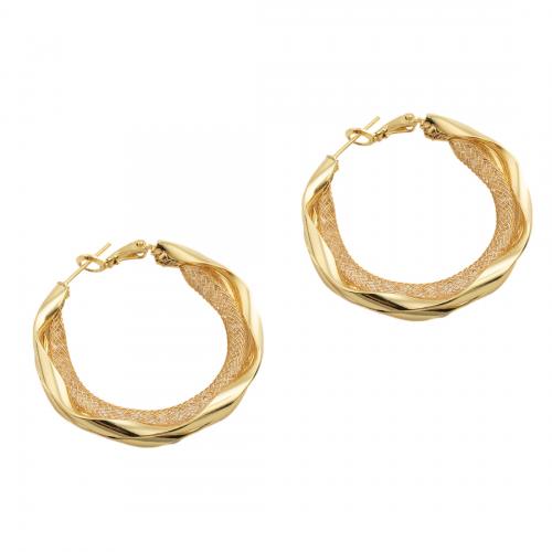 Sterling Silver Huggie Hoop Earring, 925 Sterling Silver, real gold plated, fashion jewelry & for woman 