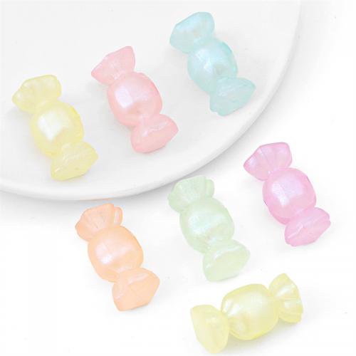 Candy Style Acrylic Beads, DIY Approx 4mm 