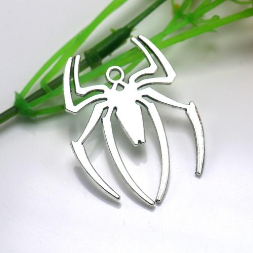 Zinc Alloy Animal Pendants, Spider, antique silver color plated, vintage & fashion jewelry & DIY Approx 