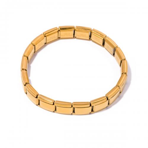 Stainless Steel Bangle, 304 Stainless Steel, fashion jewelry & for woman, gold, Inner diameter :5cm, width :0.9cm 