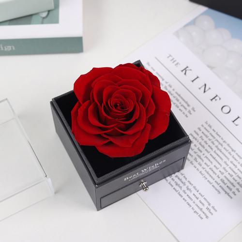 Jewelry Gift Box, Acrylic, with Plastic, Cube, dustproof 
