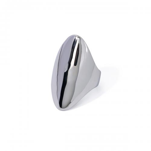 Stainless Steel Finger Ring, 304 Stainless Steel, fashion jewelry & for woman, original color, Inner .7cm .18cm. 