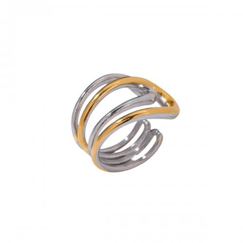 Stainless Steel Finger Ring, 304 Stainless Steel, plated, fashion jewelry & multifunctional & for woman & hollow, Inner .8cm .25cm. 