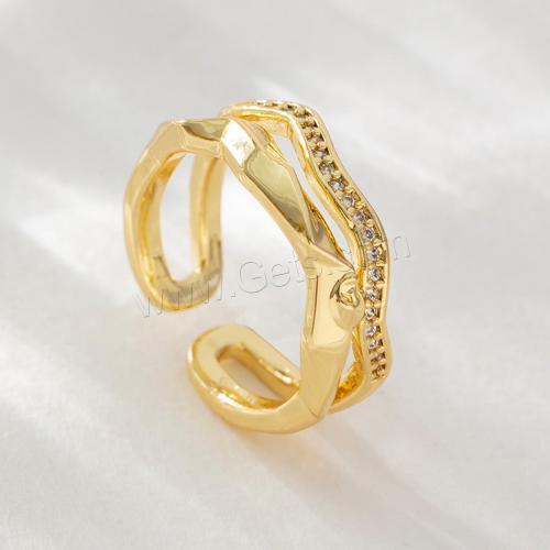 Brass, real gold plated, micro pave cubic zirconia & for woman 