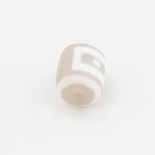 Natürliche Tibetan Achat Dzi Perlen, Trommel, DIY, 13x10.5mm, Bohrung:ca. 2mm, verkauft von PC