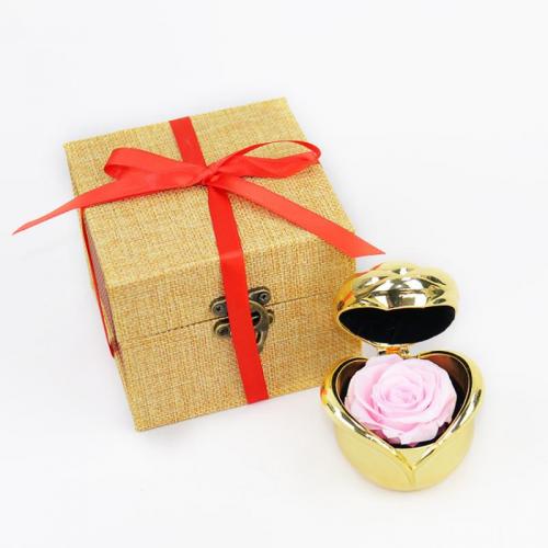 Plastic Gift Set, with Cloth, Rose, plated, Customized 