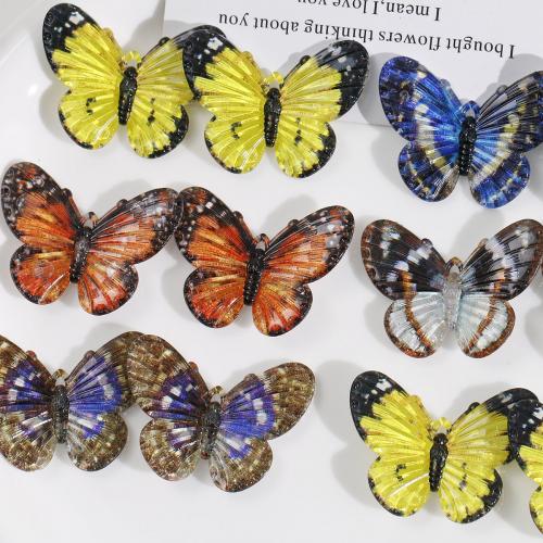Акриловые ювелирные изделия Кулон, Акрил, бабочка, DIY, Много цветов для выбора продается PC