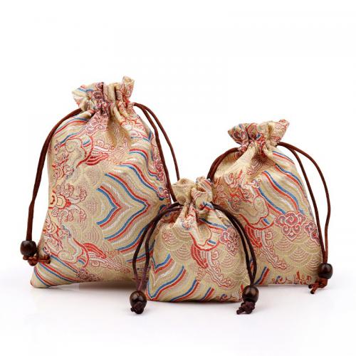 Cloth Jewelry Pouches, Brocade, portable 