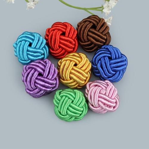 Fashion Costume Decoration, Polyester, Chinese Knot, DIY & woven pattern 25mm [