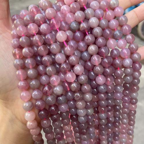 Natürliche Rosenquarz Perlen, Madagaskar Rosenquarz, rund, DIY & verschiedene Größen vorhanden, gemischte Farben, verkauft von Strang