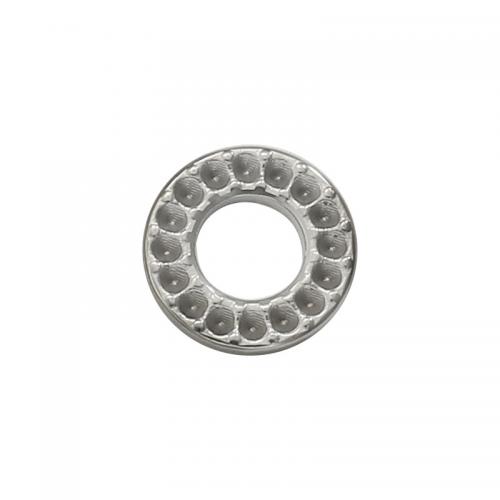 Edelstahl -Ohrring -Tropfen- Komponenten, 304 Edelstahl, Kreisring, DIY & Maschine Polieren & hohl, originale Farbe, frei von Nickel, Blei & Kadmium, 10.5x10.5x1.5mm, verkauft von PC