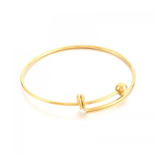 Stainless Steel Cuff Bangle, 304 Stainless Steel, Vacuum Ion Plating, Adjustable & fashion jewelry & for woman Inner Approx 
