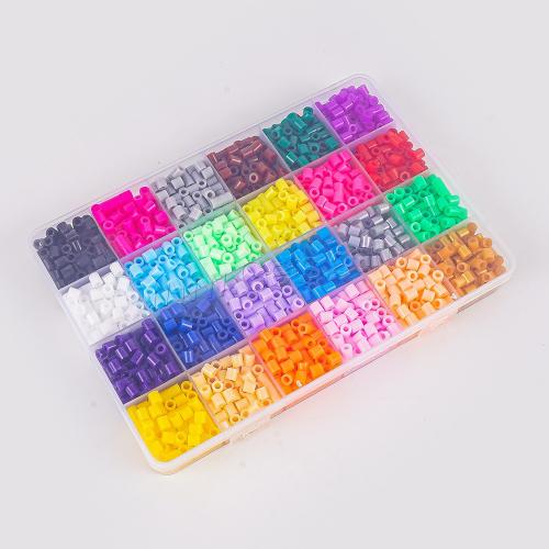 DIY Hama Fuse Beads Supplies, EVA, with Plastic Box, Rectangle 