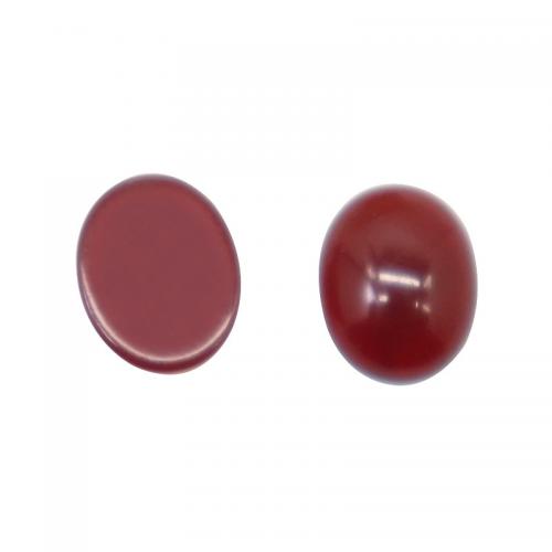 Agate Cabochon, Red Agate, Oval, polished, DIY 