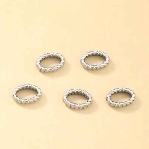 Stainless Steel Linking Ring, 304 Stainless Steel, Flat Oval, DIY & machine polishing, original color, nickel, lead & cadmium free 