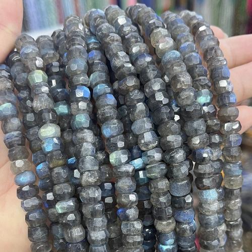 Labradorite Beads, Flat Round, DIY mixed colors Approx 38 cm 