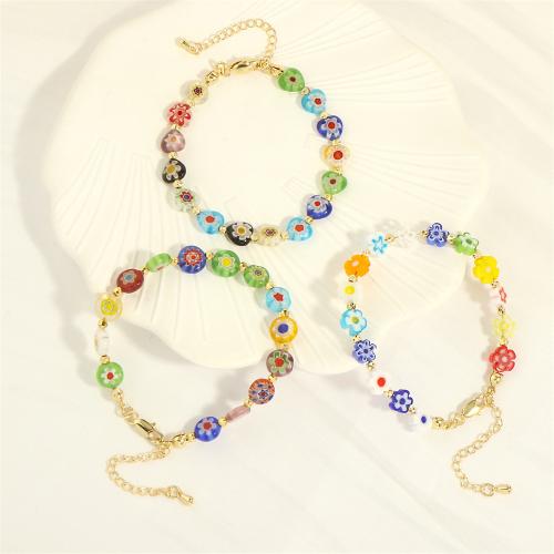 Bracelets résine, avec laiton, bijoux de mode & styles différents pour le choix & pour femme Environ 16-22 cm, Vendu par PC