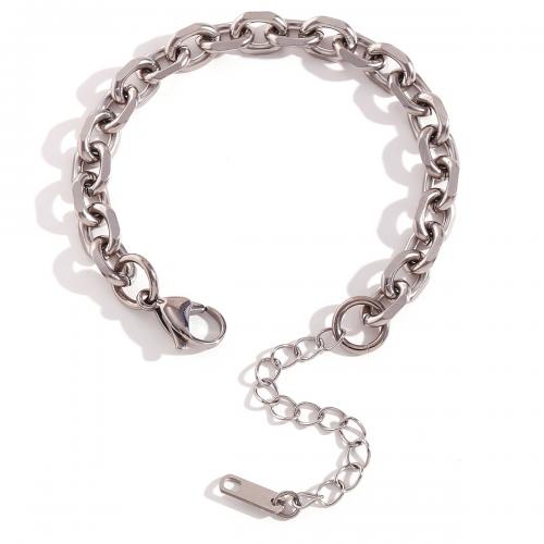Stainless Steel Anklets Jewelry, 316L Stainless Steel, with 5cm extender chain, fashion jewelry & for woman, original color Approx 20 cm 