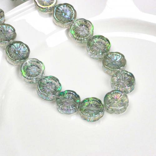 Flower Crystal Beads, DIY 14mm, Approx 