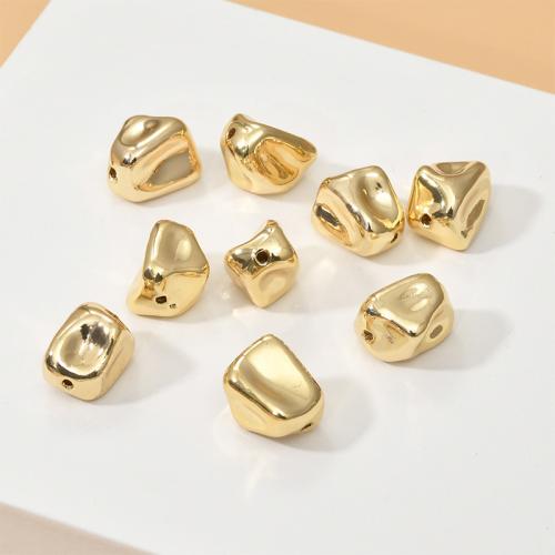 Brass Jewelry Beads, plated, DIY golden 