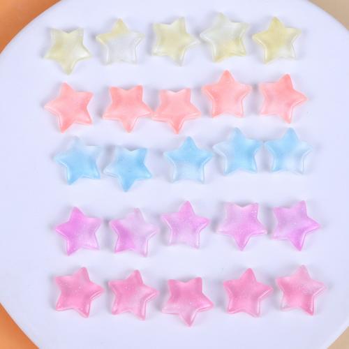 Mobile Phone DIY Decoration, Resin, Star, epoxy gel 18mm, Approx 