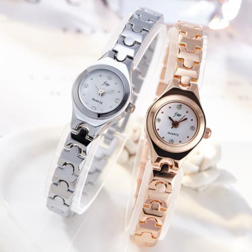 Women Wrist Watch, 201 Stainless Steel, with Glass, fashion jewelry & Chinese movement & for woman & waterproof Dial diameter :1.8cm 0.6cm. Approx 12-17 cm 