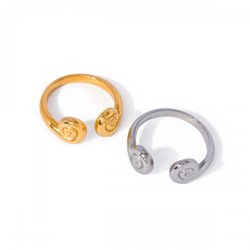 Stainless Steel Finger Ring, 304 Stainless Steel, Vacuum Ion Plating, fashion jewelry & for woman inner diameter 17.1mm 