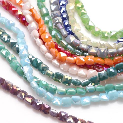 Perles de verre de miracle, cadre, DIY, plus de couleurs à choisir, 6mm Vendu par brin