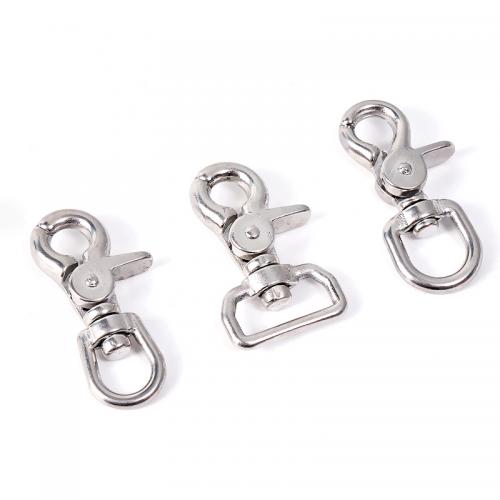 Stainless Steel Lobster Claw Clasp, 304 Stainless Steel, plated, DIY  platinum color [