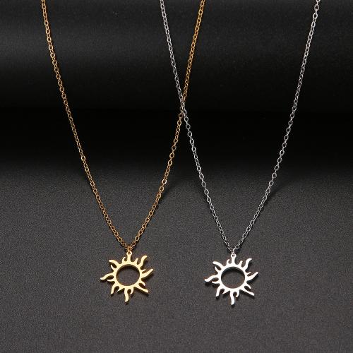 Stainless Steel Jewelry Necklace, 304 Stainless Steel, fashion jewelry & for woman Approx 45 cm 