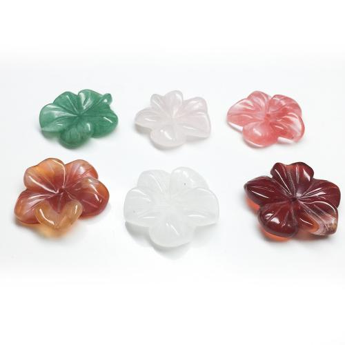 Perles de pierre gemme unique, Pierre naturelle, fleur, gravé, DIY & différents matériaux pour le choix, plus de couleurs à choisir Vendu par PC[